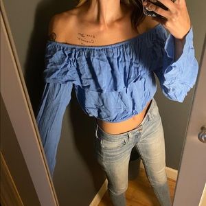 Long Sleeve Crop Top